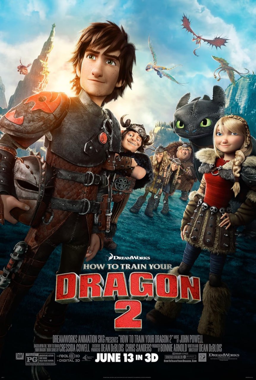 How To Train Your Dragon 2 کاور