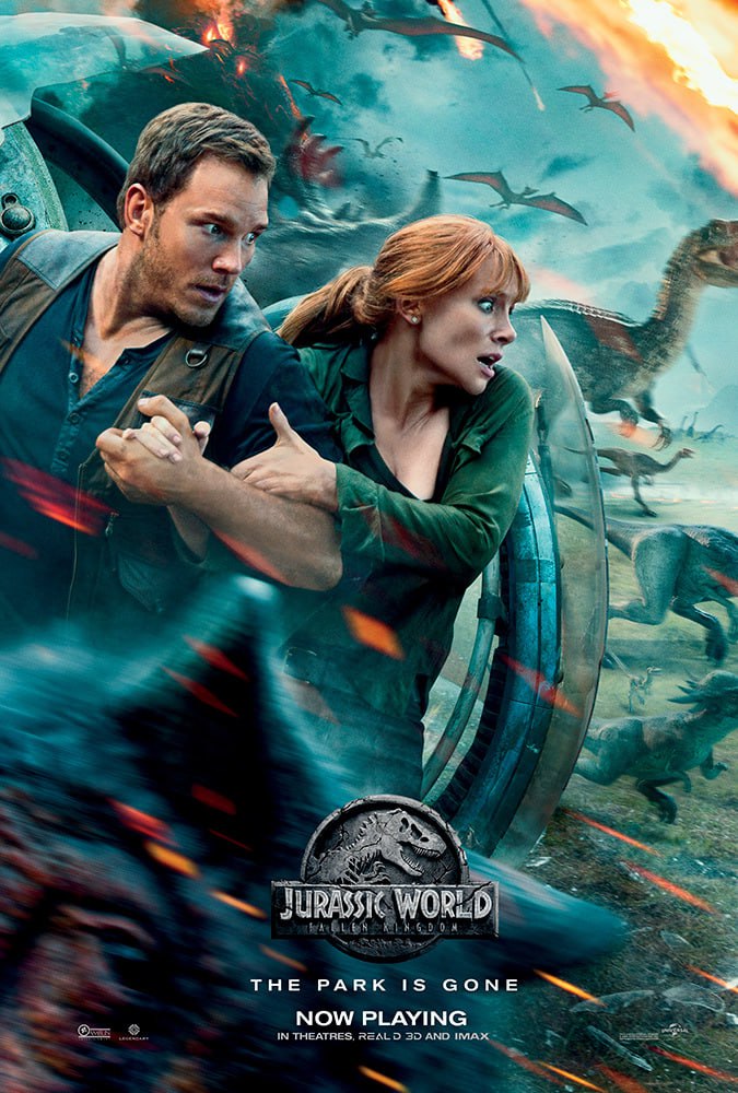 Jurassic World: Fallen Kingdom کاور