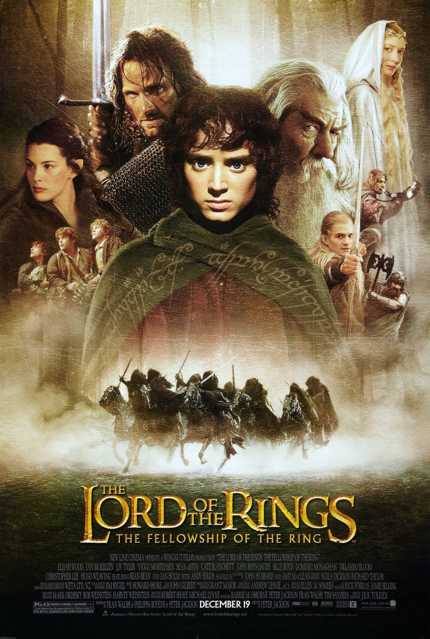The Lord of the Rings: The Fellowship of the Ring کاور